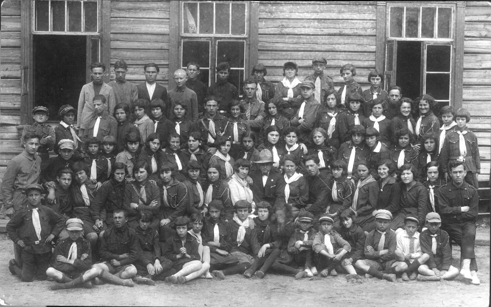 Members of HaShomer Hatzair; Korzec, July 7, 1929